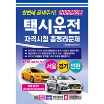 2023 한번에 끝내주기 택시운전 자격시험 총정리문제(서울경기인천), 크라운출판사