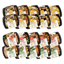 [대전샐러드도시락] 다즐샵 식단관리 도시락 4주 식단 15종 20팩 (건강한10팩+맛있는5팩+가벼운5팩), 1세트