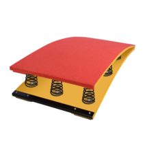 구름판 점프대 발판 스프링 멀리뛰기 높이뛰기 도움닫기 태권도 기계체조 발구르기, F 3단계그린