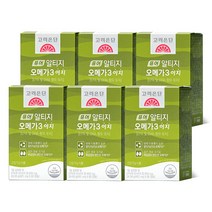 고려은단 퓨어 알티지 rTG 오메가3 이지 60캡슐, 6개