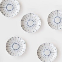니코트 데이지 접시 5p, 혼합색상