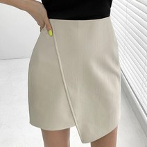 라믹스 Lamixx 언발란스 레더 스커트 (2309227)