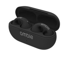 골전도이어폰 (에서 선박 us) Bluetooth 이어폰 :. Plus Size AM-TW0 Sound Earbuds 귀 Bone 컨덕션 Auricu, 01 Black