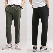 조르지오 남자 대학생 20대 일자 베이직 밴딩 팬츠 데일리 바지