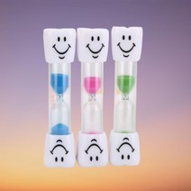 미니 모래 시계 1 분 모래멍 미니클락 고급형 탁상 타이머 60 초, 3분랜덤