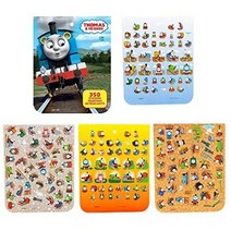 일본직발송 3. 암스캔 기관차 토마스 스티커 스티커 스티커북 350매입 (병행수입품) thomas Sticker book, One Size_One Color, One Size_One Color, 상세 설명 참조0
