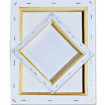 캔버스 2호 유화캔버스 아크릴 미술 캠버스 무지 미니 액자 캔바스, 정사각형  2호 (17.9X17.9)
