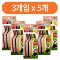 J미니 와이어브러쉬3P x(5개) 스테인레스 나일론 황동