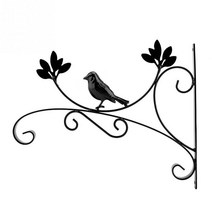 교수형 바구니 괄호 벽 초롱 공장 후크 스트레이트 조류 피더 옷걸이, 하나, 보여진 바와 같이