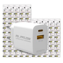 디지토 C타입 고속 급속충전기 PD PPS 멀티충전기 핸드폰 휴대폰 아이폰 12 13 14 pro max mini 갤럭시 s22 플러스 울트라 초고속 25W충전기 어댑터 선X, 85개 (개당가격 9,758원)