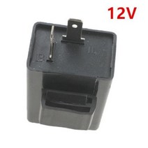 전동킥보드부품 전기 스쿠터용 점멸 장치 12V 48V 60V 방향 지시등 깜빡이 표시기 릴레이 자동차 부품 전기 오토바이 액세서리, 1.12V