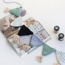 현wisdhm_삼각가랜더 벽걸이가더 랜드 렌더 가더 니트더 장식가더 가드 장식품♥cleang, ♥cleang블루