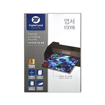 f20 20644 카피어랜드 라미네이팅 코팅지 엽서 100mic 110x160mm 100매 1개, 상세페이지 참조