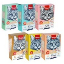 완피 크리미 퓨레 고양이 츄르 25P 대용량, 참치+연어