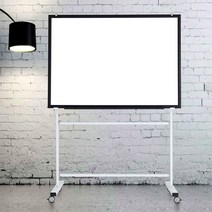 (주)토탈하얀칠판 일반 화이트보드 & 스탠드세트, 블랙우드