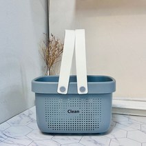 (ABM도매콜) ABM 클린 목욕 바구니 (소) 그레이, 상세페이지 참조