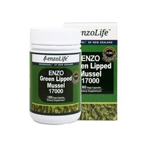 뉴질랜드 엔조라이프 초록홍합17000mg 180캡슐(약 6개월분) 관절튼튼