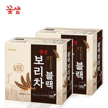 꽃샘 블랙보리차 100티백 2개세트, 100T