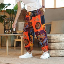 태국 코끼리 바지 여름팬츠 야시장요가 휴양지 시원한