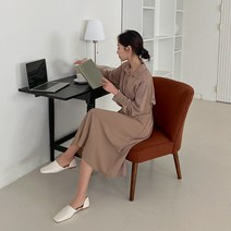 핫핑 멜뷰스 뒷밴딩 플레어롱원피스