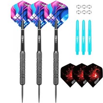 다트용품 다트 게임 판 핀 CyeeLife 20/24/28g/30g 금속 스프링 O 링 + 6 PVC 샤프트 추가 항공편 3PCS 하우스 하드 팁 초보자, CHINA, 34g