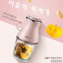 가정용 미니 다기능 믹서 이유식마스터기 어린이 과일 믹서 연마기 소형 아기이유식기, 단품