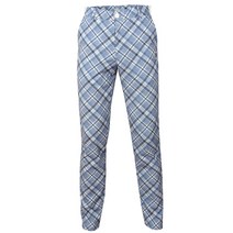 제이루미스 JML11802 남성 이중체크 프린트 허리밴드 스판바지