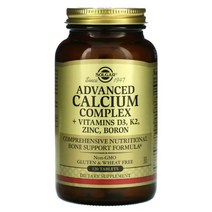 솔가 어드밴스드 칼슘 컴플렉스 비타민 D3 K2 아연 붕소 120타블렛 솔땡 약들약 고약사 어드밴스드칼슘