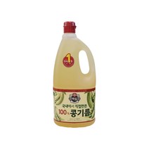 CJ제일제당 백설 콩기름 식용유 1.8L