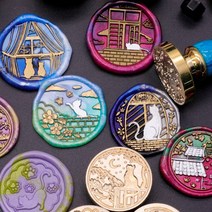 실링왁스 인장 스탬프 헤드 시리즈 25, 휴양지 버스