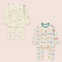 기타 [AK PLAZA][압소바]AYD103P7에코 프루내의(크림)2벌세트