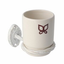 주물 컵걸이 컵걸이 예쁜컵걸이 양치컵받침 욕실컵행거 디자인컵, 색상:쉐비, 단품