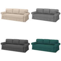 이케아 VRETSTORP/브렛스토르프 VRETSTORP 브렛스토르프 3인 소파베드 커버 비레스타드 레드/화이트