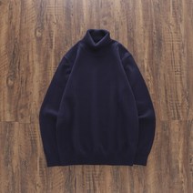 패션폴라니트 목폴라 스웨터 남자 와이드 루즈핏 키치한 가을겨울 스타일리쉬 트렌드 니트셔츠 이너 풀오버 2617166113
