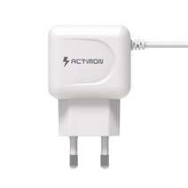 엑티몬 C타입 9V 가정용 고속충전기, 화이트, 1개