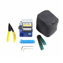 고속 광섬유 케이블 절단기 탐지기 5 in 1 ftth 키트 fibra optica herramientas fc-6s cleaver millers plier vfl