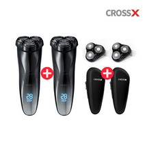 [KT알파쇼핑][방송최저가] 크로스엑스 오지호 전기면도기+면도날+휴대용케이스 1+1