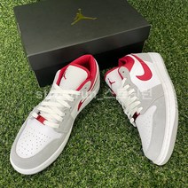 스트릿런 나이키 조던1 로우 SE 라이트 스모크 그레이 짐레드