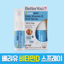 베러유 DLUX 디럭스 비타민D 400 1000 3000 스프레이, 디럭스 비타민D 1000IU