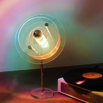 LED 미드센츄리 아크릴 오로라 선셋조명 무드등, 선셋오렌지