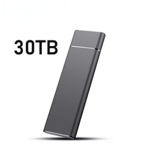 하드디스크 외장하드 휴대용 HD 외장 2 테라바이트 SSD 1 하드 드라이브 4 16 타입C USB 3.1 8 모바일 디스, 12 Black 30TB
