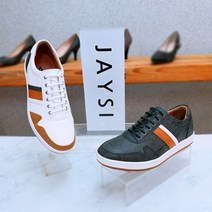제이시 남자스니커즈 캐주얼 보트화 소가죽 3cm M002 운동화