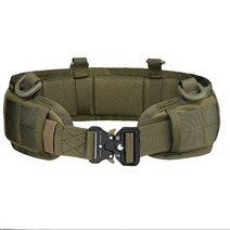 워벨트 코브라 군인 경찰 전공 군용 망치걸이 탄띠 공구허리띠 택티컬 작업 안전 몰리 전술 밀리터리 툴 듀티, Y103 워벨트 카키, 1개