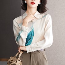 오버클래쓰 여성 블라우스 루즈 데일리 기본 셔츠 남방 오피스룩