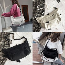 메신저스트릿백 크로스백 빅 패브릭 천 데일리 가방