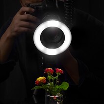 가우포토 공식정품 고독스 MF-R76 LED 매크로 링라이트 카메라플래시 스피드라이트, 단품, 1개