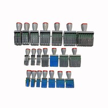 압인기 높이 4mm 7mm 및 12mm muti digits 롤링 고무 도장 번호 롤러 씰, 16 7 digits 4mm