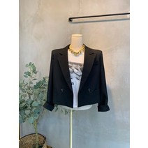 씨샵인더룸 / 국내산 자체제작 소마 포켓 더블버튼 숏자켓 2color
