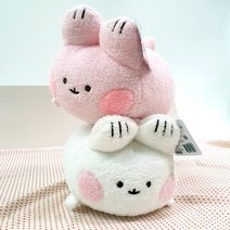 [돌앤돌스] 라토라 썸썸 인형 25cm-귀엽뽀작 보송보송 동물 봉제인형 장식 소품, 핑크