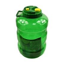 대원기계공업 과실주통 PET병 발효통 매실통 물통 효소통, 20L, 9개